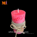 Top Rank Supplier Decoration Use Vanilla Flavour COUNTRY STYLE Pillar Candles Grey A la venta Precios